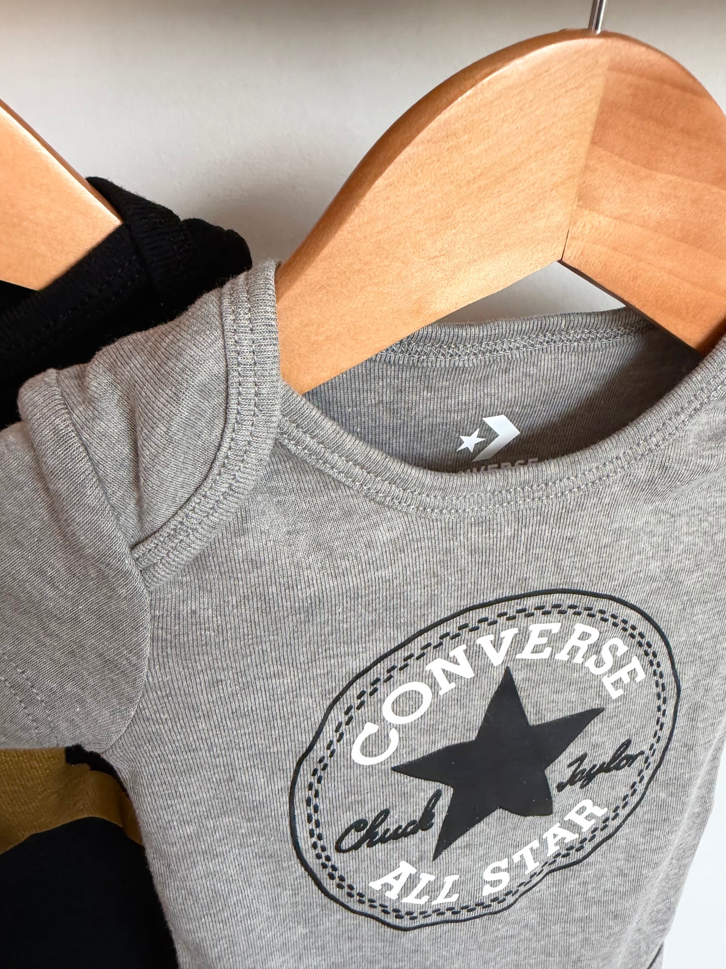 Air Jordan and Coverse Bodysuits (2) / 3-6m
