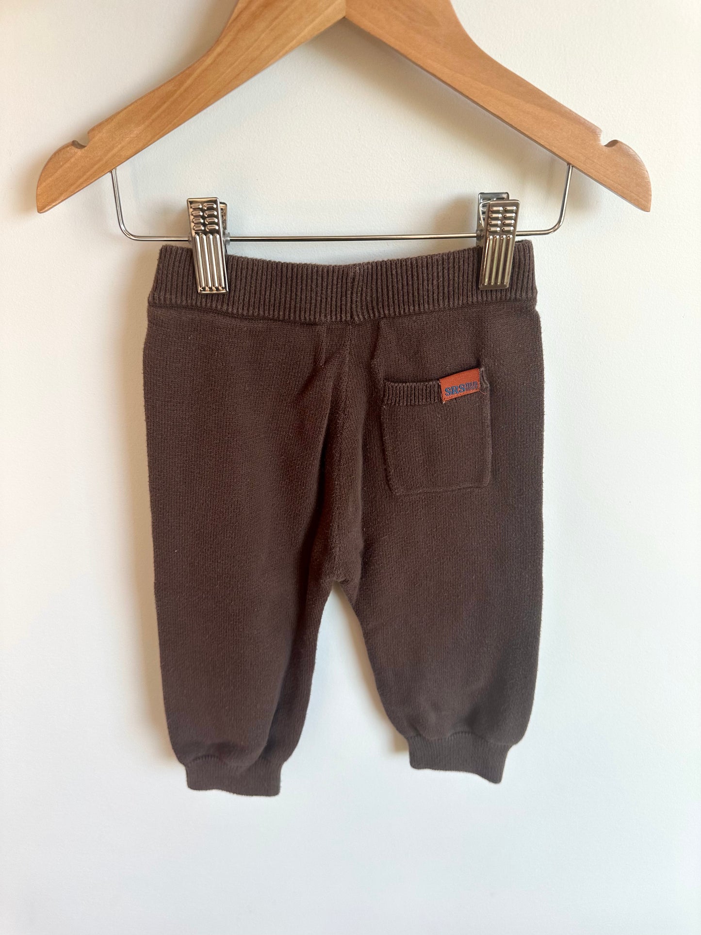 Souris Minis Brown Knit Pants / 12-18m