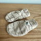 Jax + Lennon Beige Stripe Mits / 0-4m?