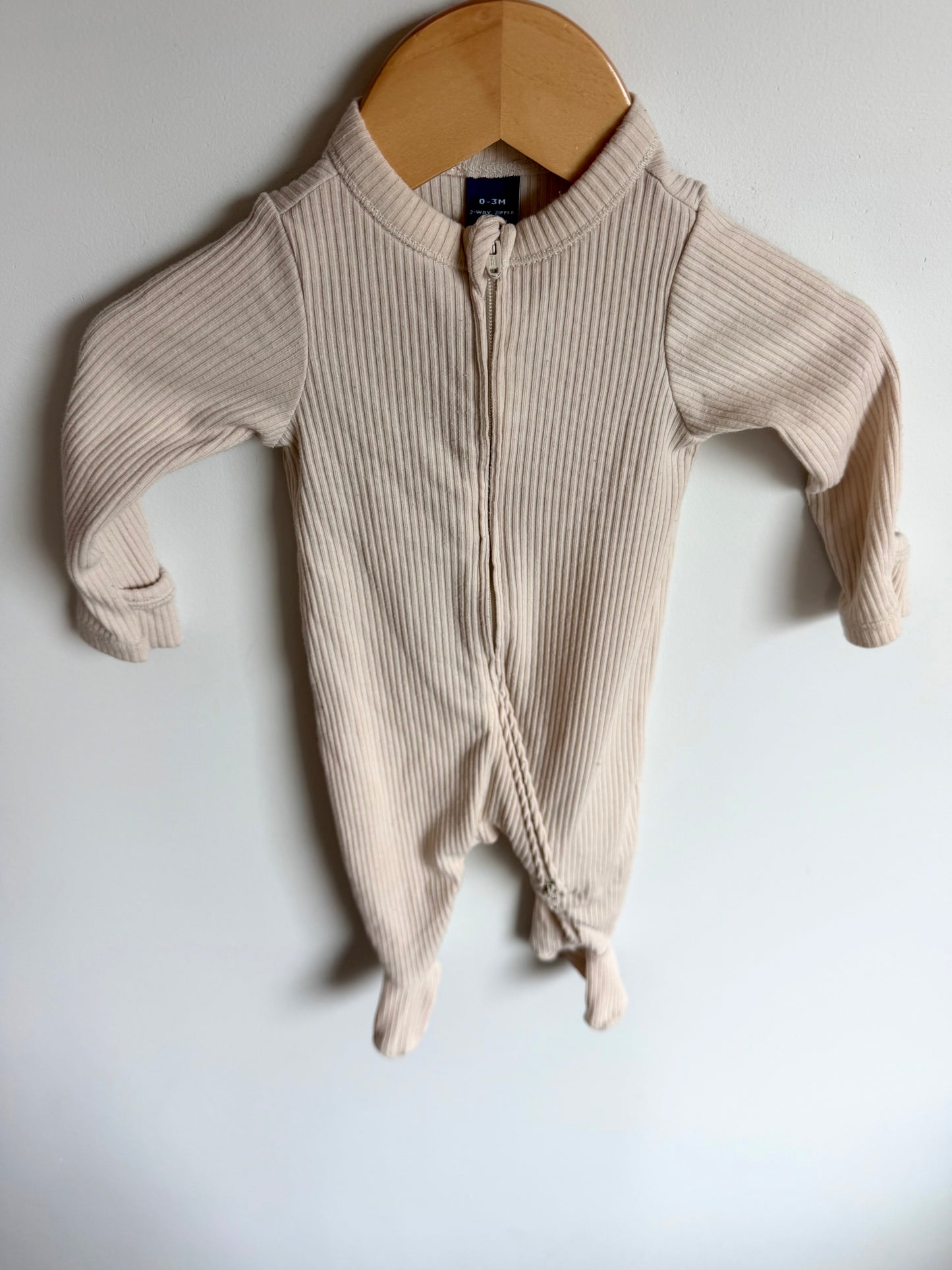 Oat 2 Way Zipper Sleeper / 0-3m