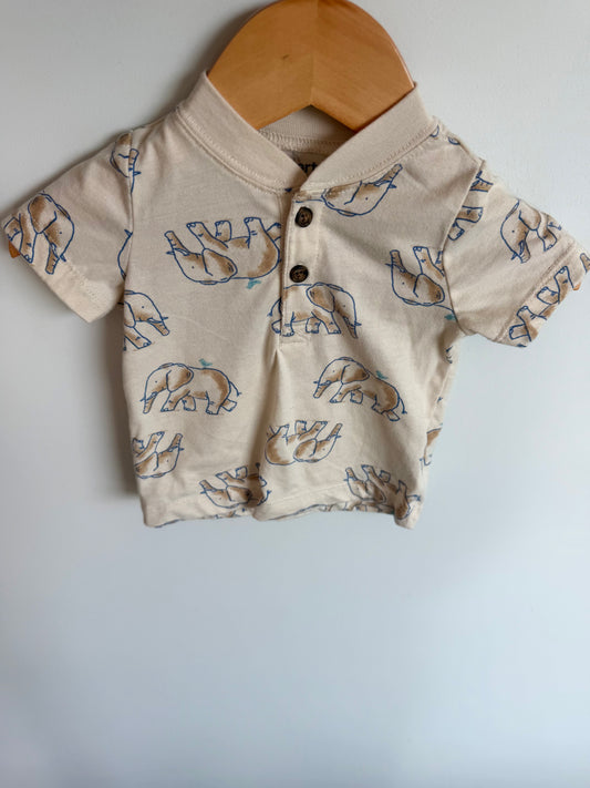 Elephant T-Shirt / 0-3m