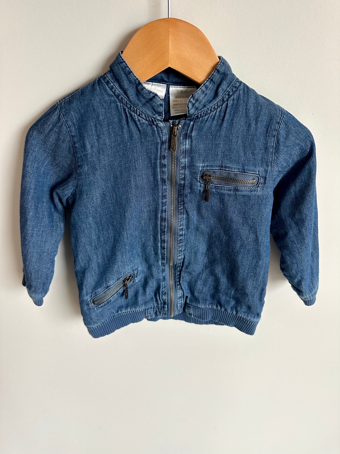 Kardashian Kids Chambray Zip Long Sleeve / 18m