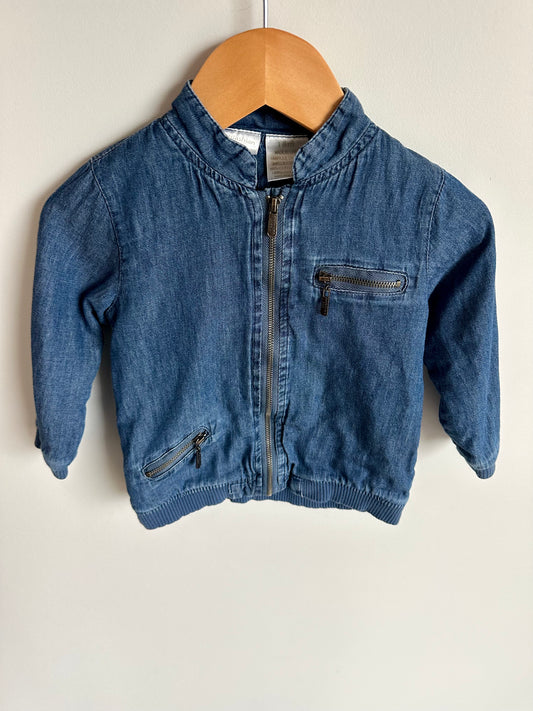 Kardashian Kids Chambray Zip Long Sleeve / 18m