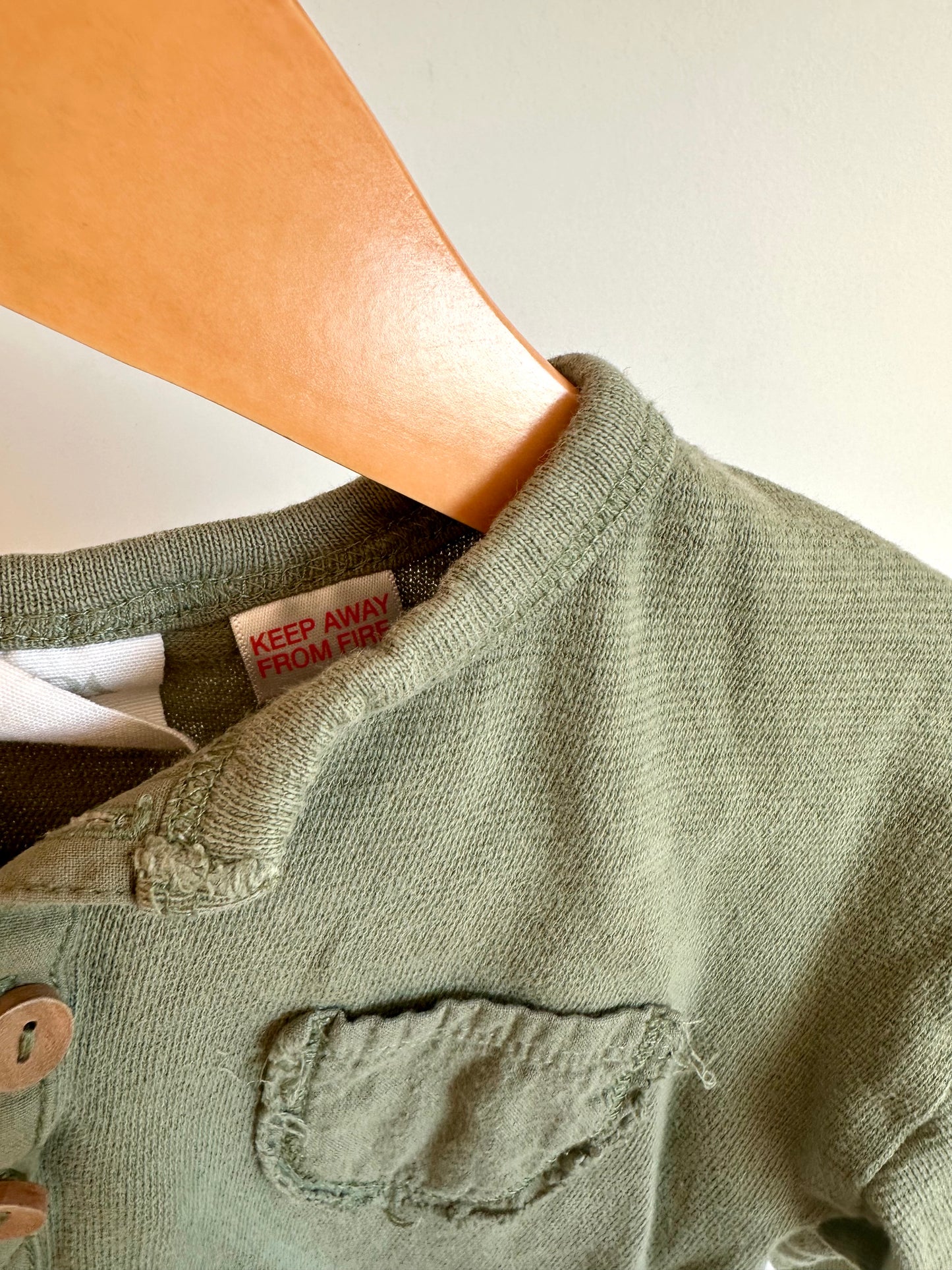 Zara Sage Pocket Long Sleeve / 18-24m