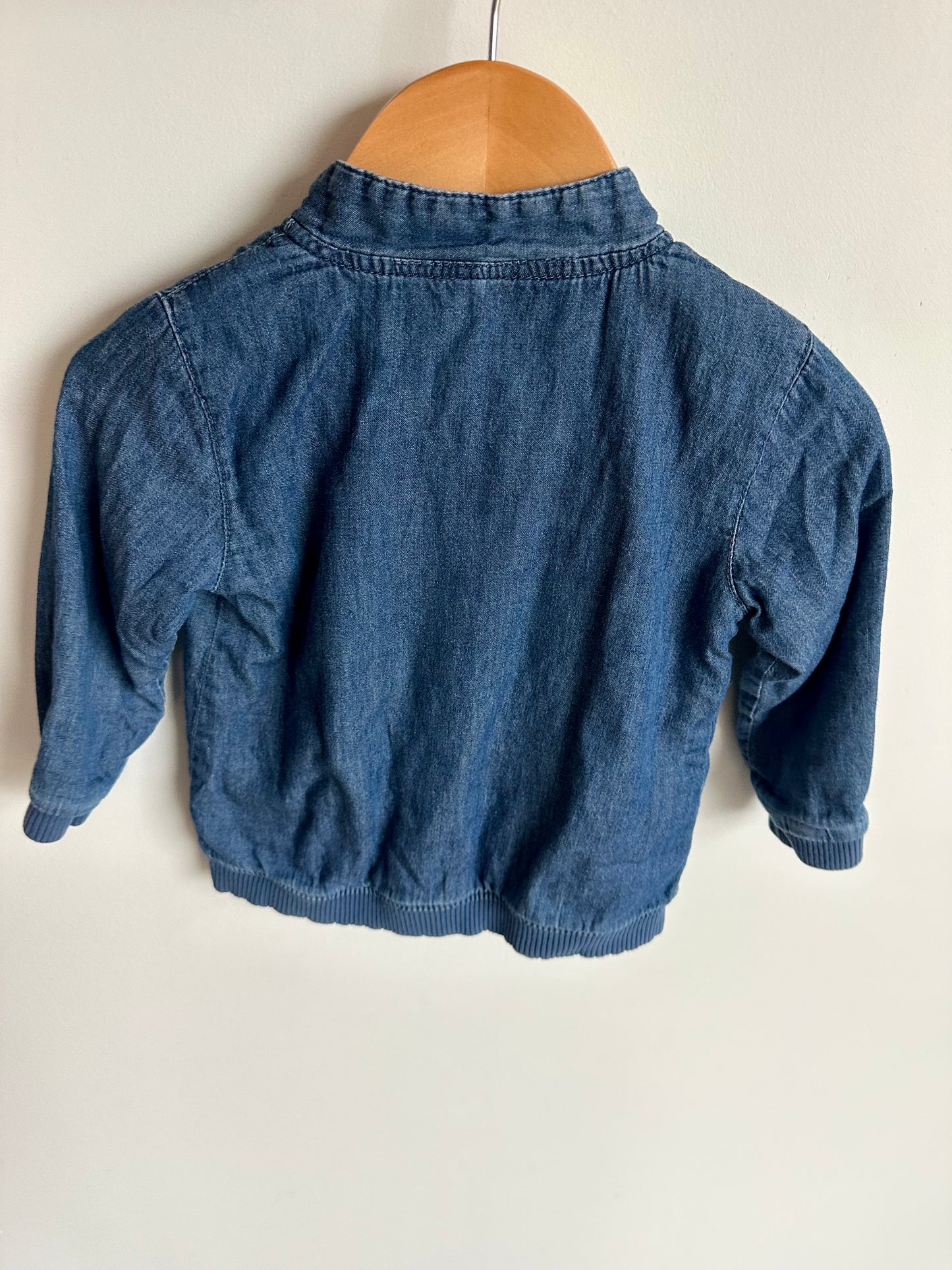 Kardashian Kids Chambray Zip Long Sleeve / 18m