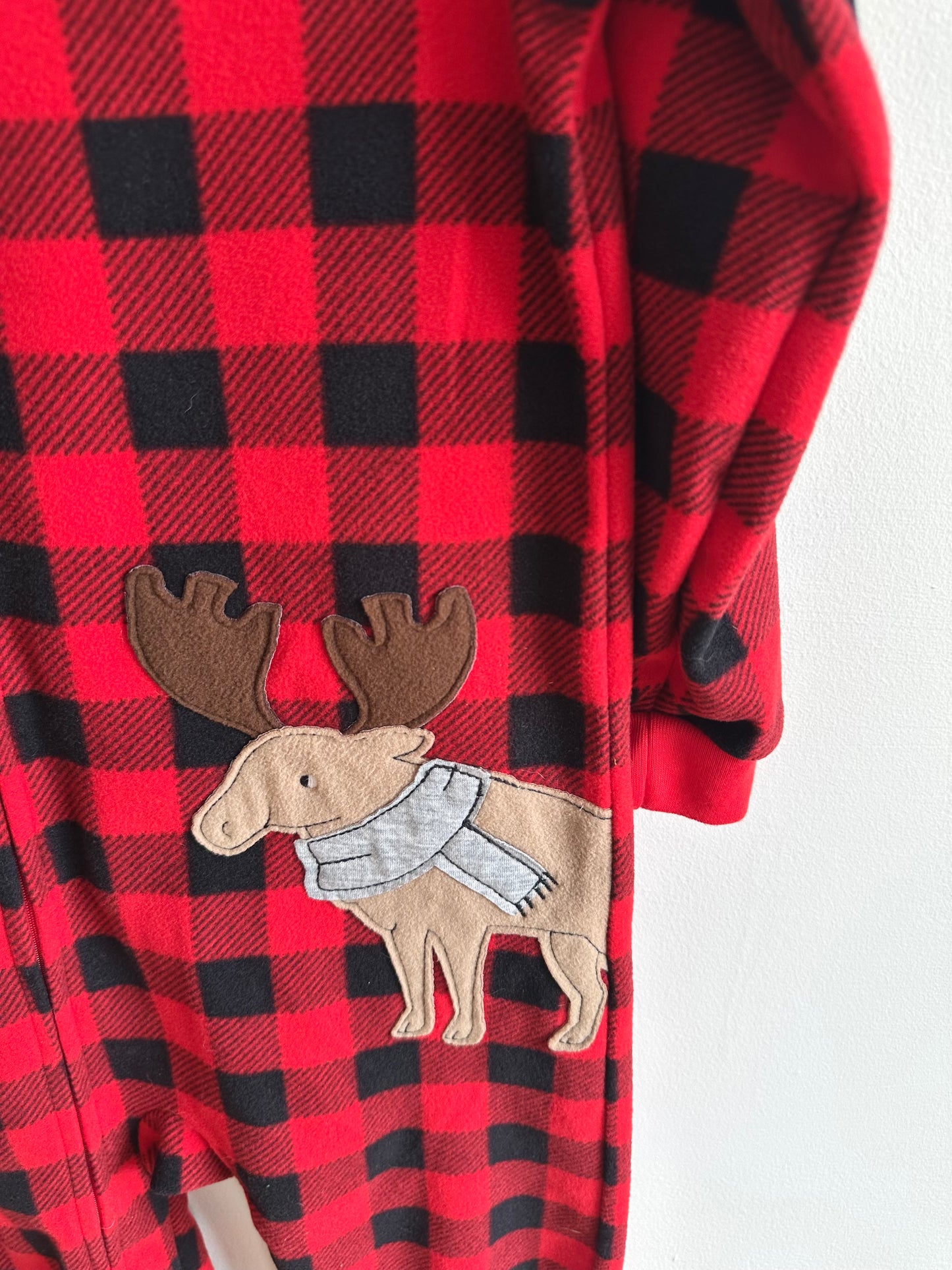 Moose Plaid Sleeper / 5T