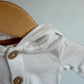 White Hood Long Sleeve Top (PLAY) / 3m