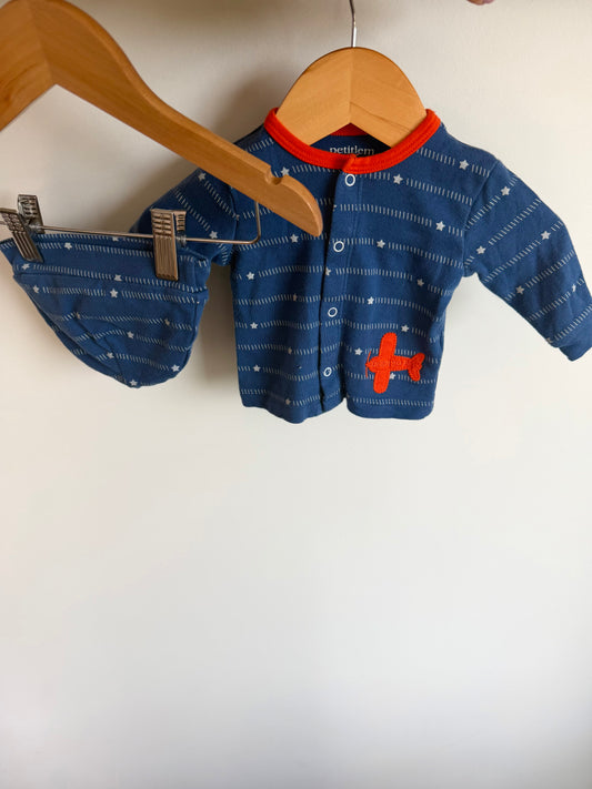 Born to Fly Top + Toque / 0m