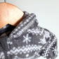Fleece Grey Reindeer Jumpsuit / 12-18m