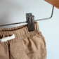 Tan Cotton Shorts / 0-3m