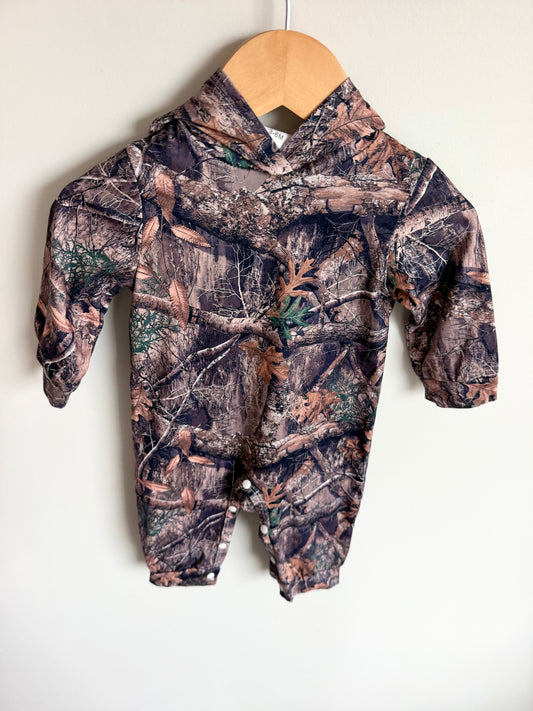Camo Hood Jumpsuit / 3-6m
