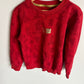 Red Adidas Disney 100 Crewneck / 7-8 years