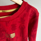 Red Adidas Disney 100 Crewneck / 7-8 years