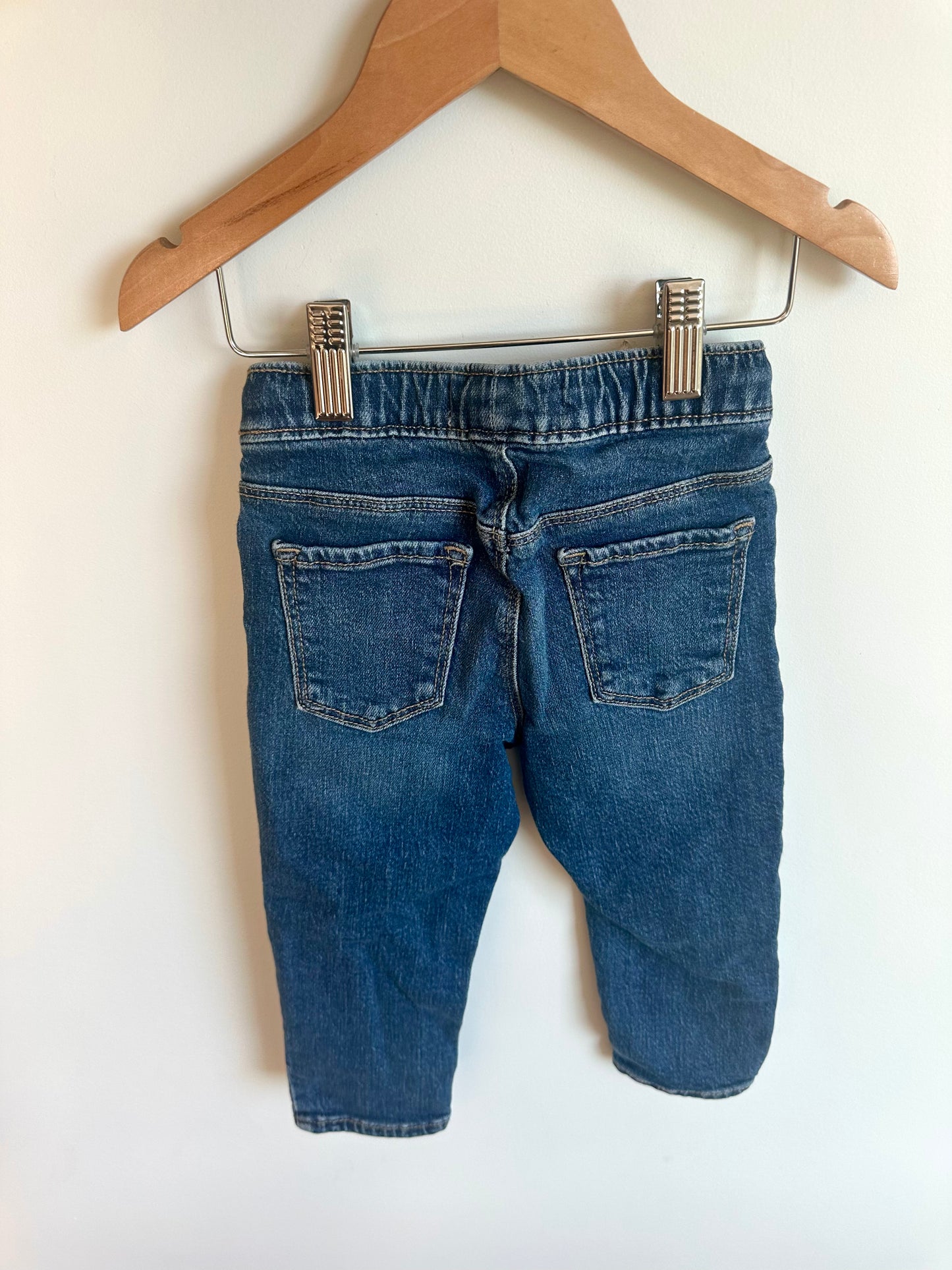 Distressed Elastic Waist Jeans / 2T