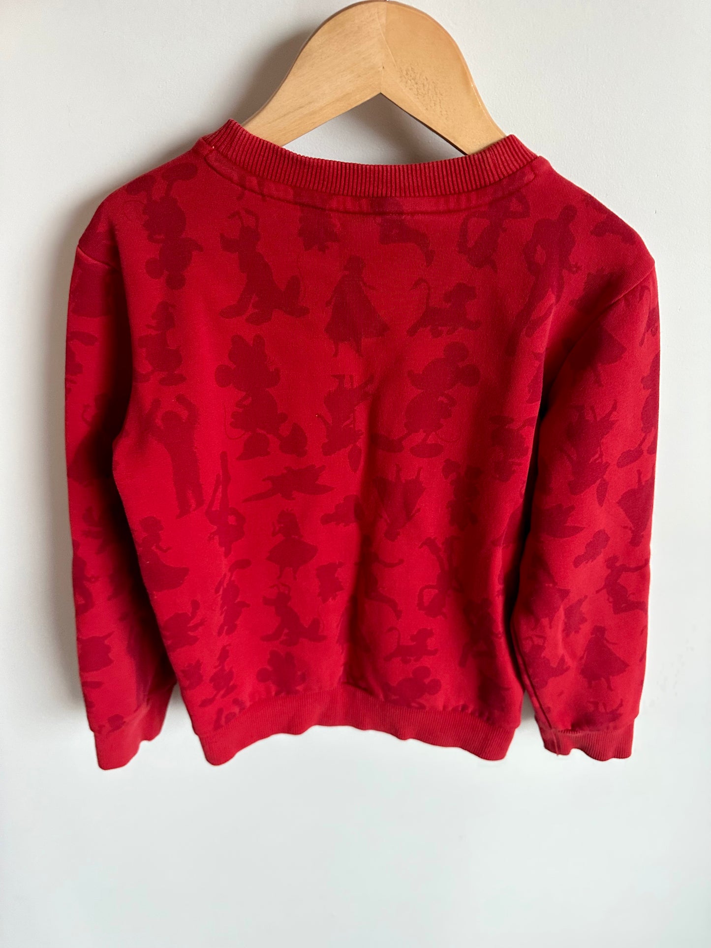 Red Adidas Disney 100 Crewneck / 7-8 years