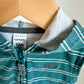 Teal Striped Dino Spike Hooded Vest / 12m