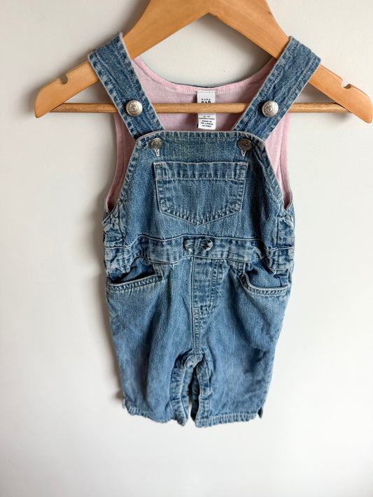 Gap Blue Bow Overalls / 6-12m
