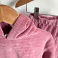 Pink Hoodie + Wide Leg Pants Set / 2T