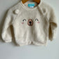 Bear Cream Fuzzy Sweater / 24m