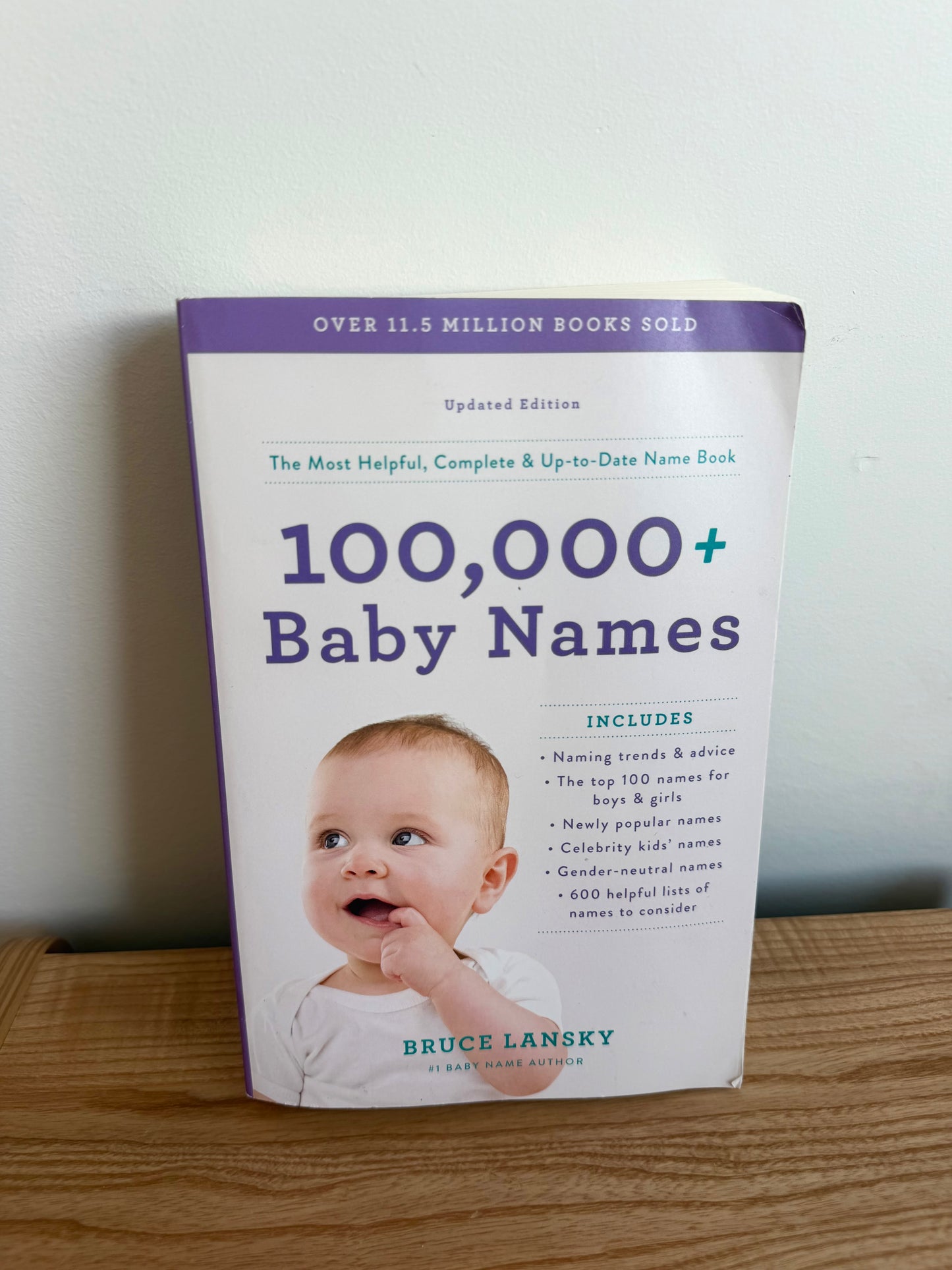 100,000 Baby Names Book (No Shipping)