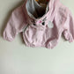 Cat Hood Pink Coat / 12m