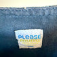 Vintage Please Mum Denim Embroidered Dress / 3m