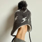 Jan & Jul Grey Lightening Toque / 0-6m