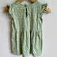 Pistachio Green Floral Dress / 18-24m