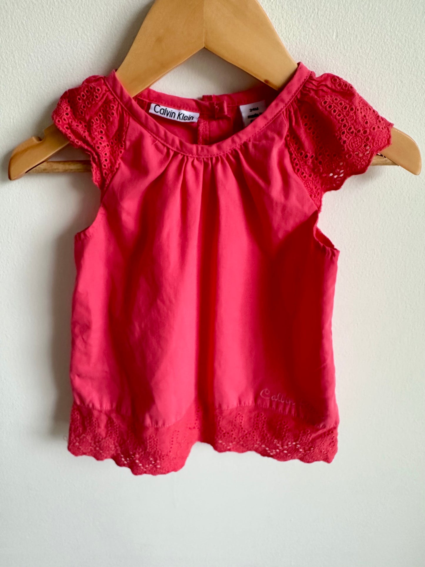 Bright Pink Tunic / 24m