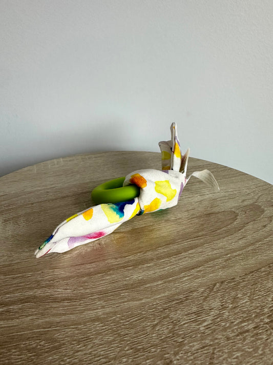 Lovevery Crinkle Ribbon Toy