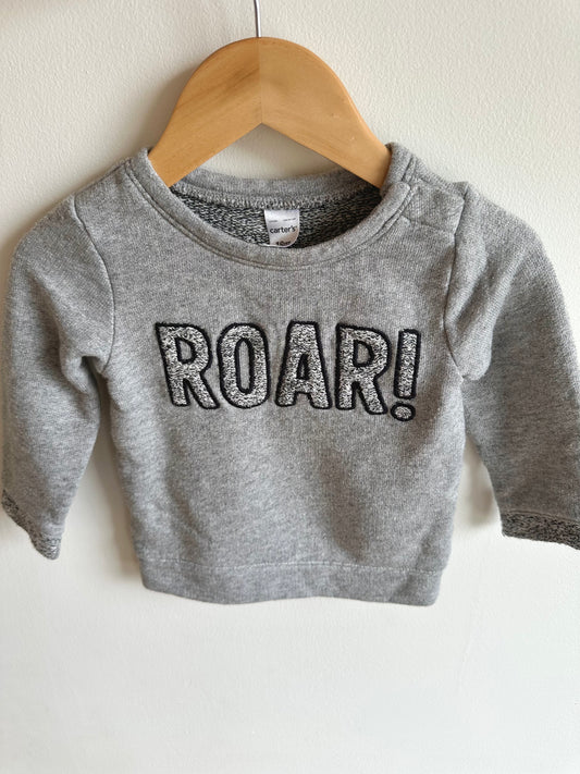 Grey Roar Sweater / 18m