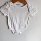 White Cotton T-Shirt Bodysuit / 18-24m