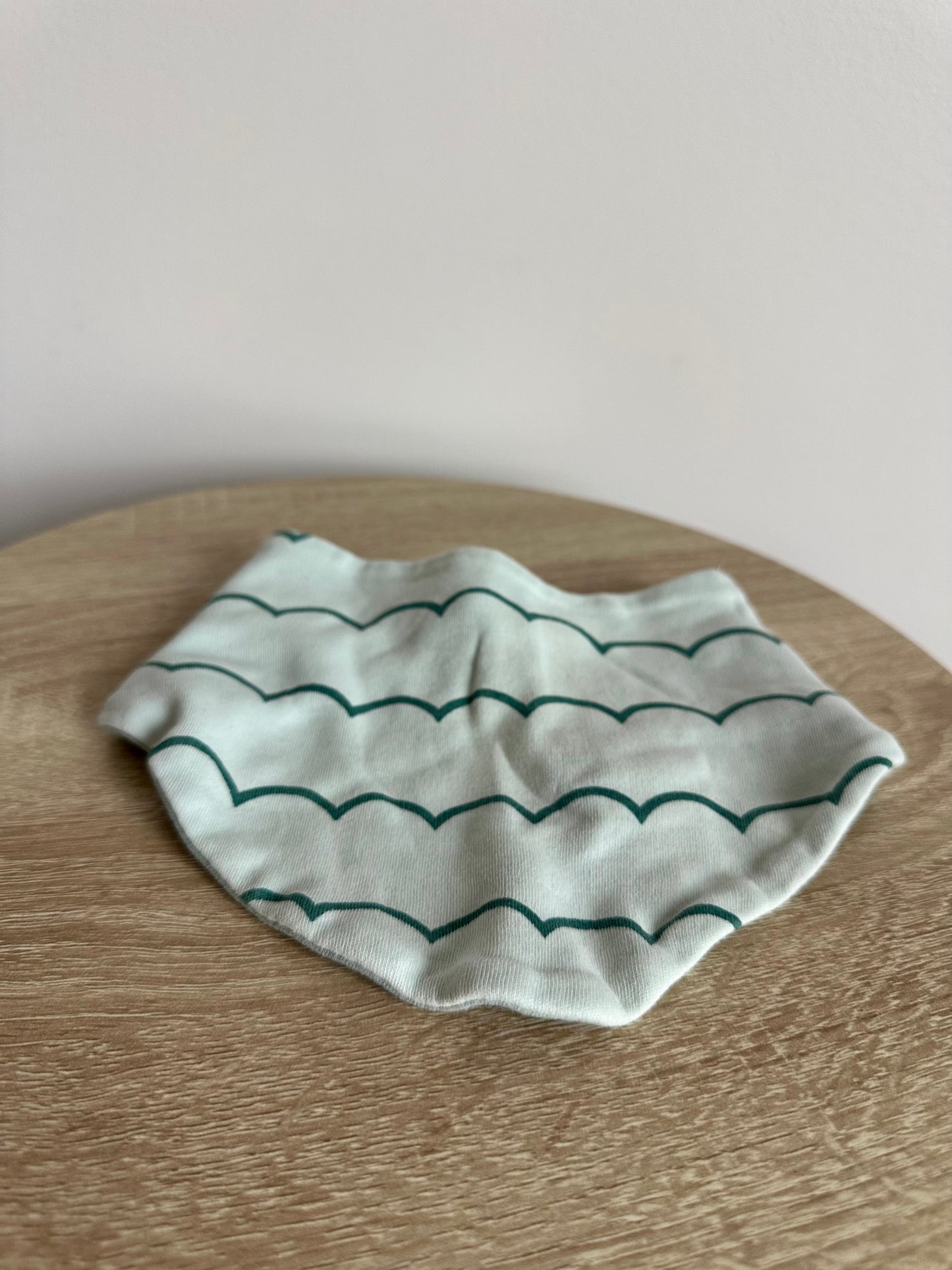 Parade Organic Green Patterned Bib