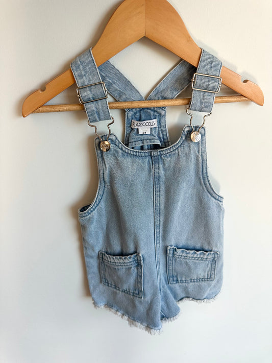 Denim Overall Pocket Shorts / 2T
