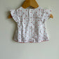 Strawberry Top with Bow / 6-9m