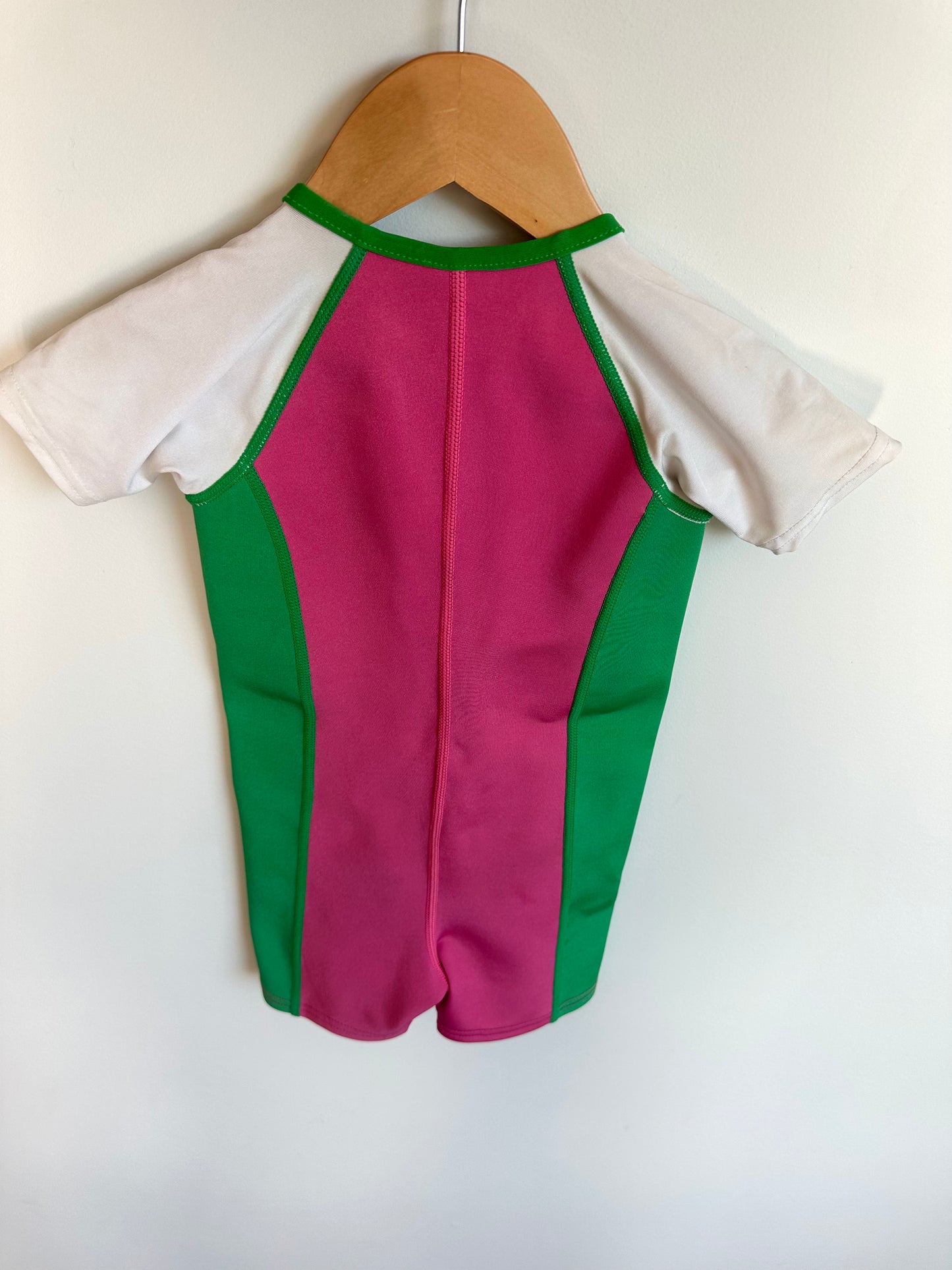 Pink Green White Swimsuit (PLAY) / 3T
