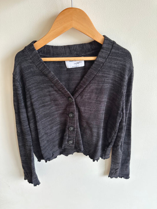 Black Button Up Cardigan / 8 years