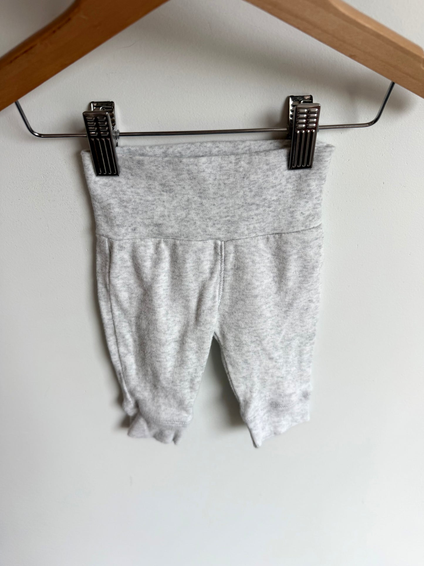 Grey Cotton Pants / 0m