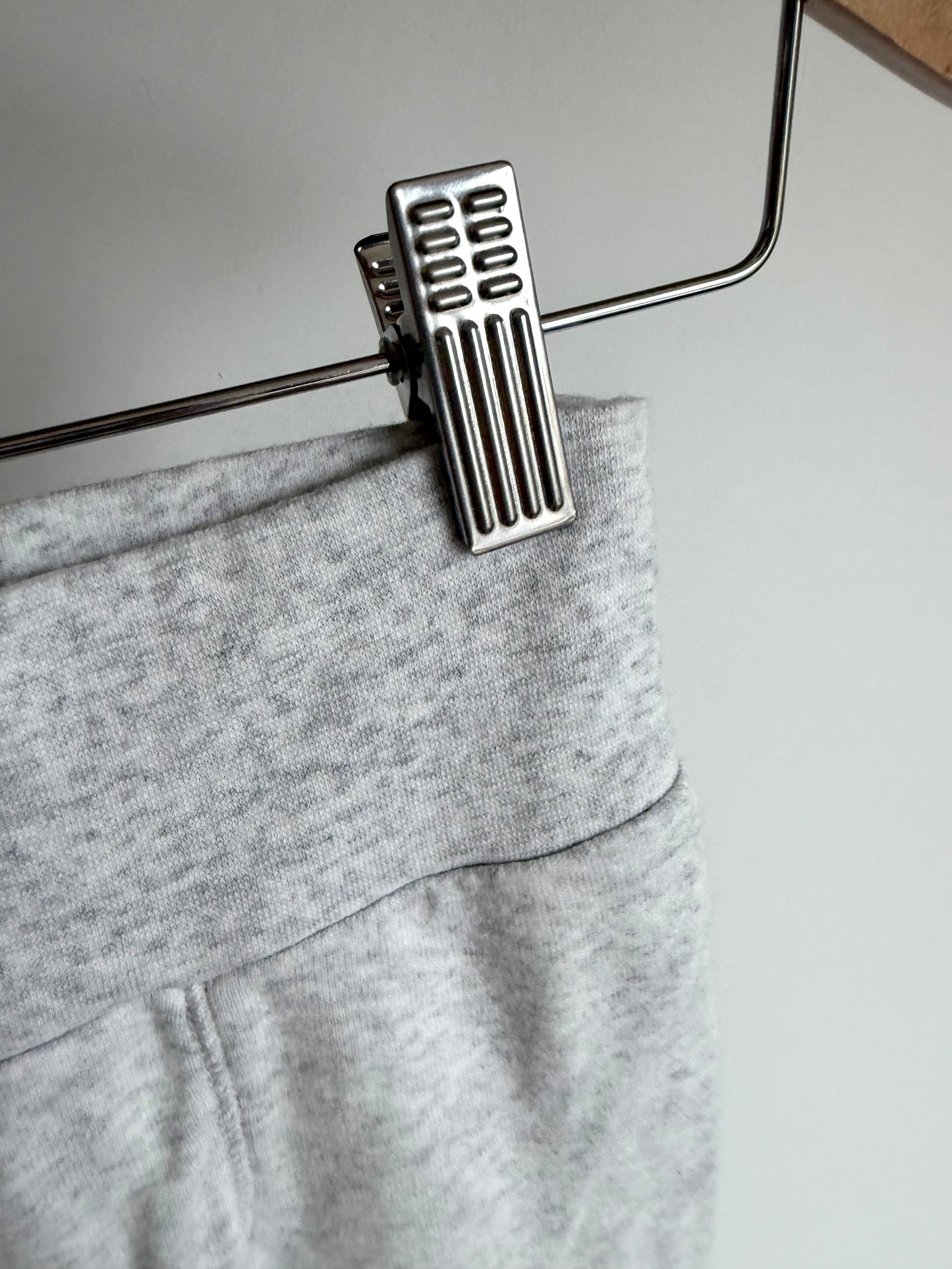 Grey Cotton Pants / 0m