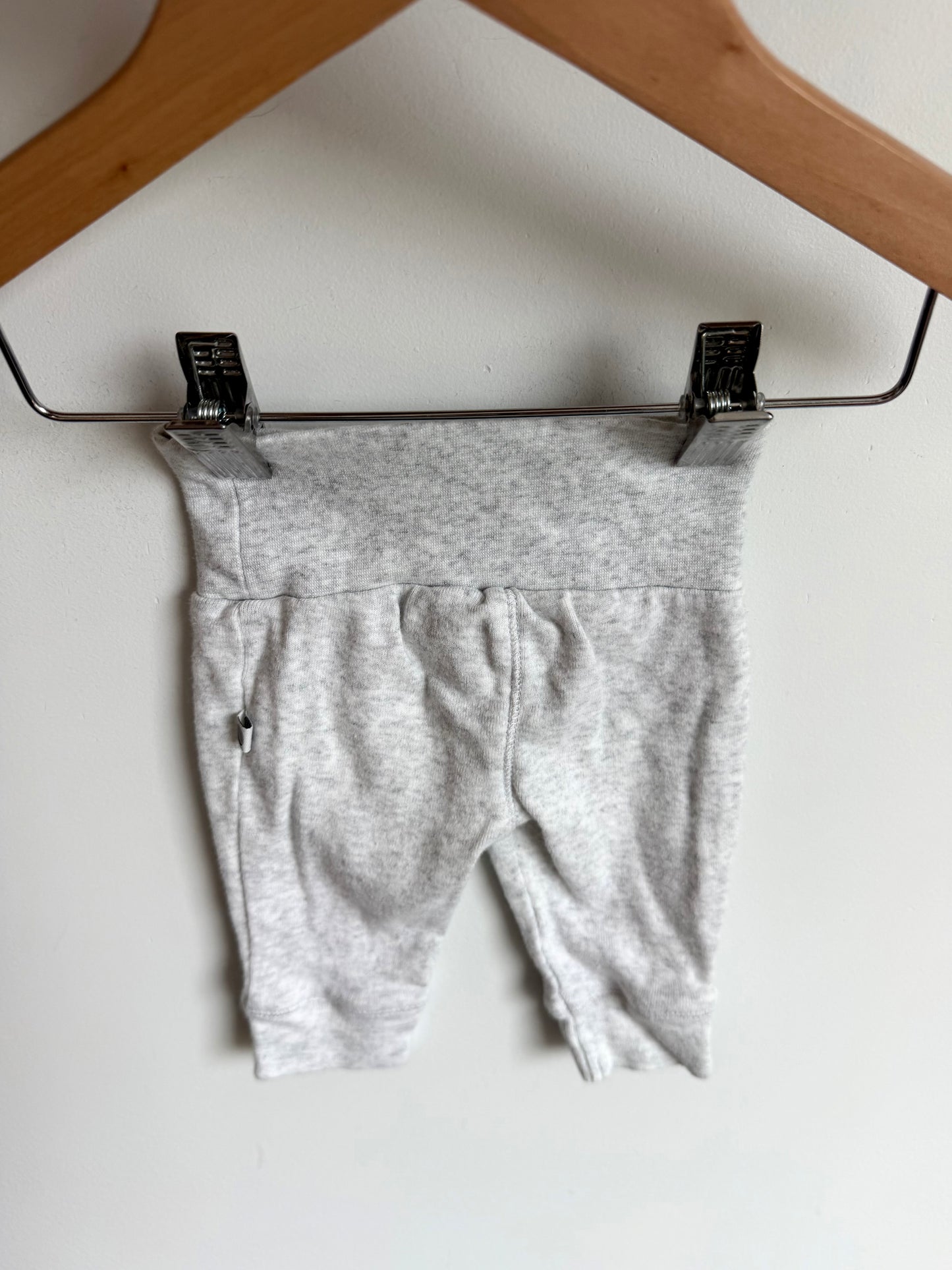 Grey Cotton Pants / 0m