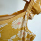 Yellow Flower Ruffle Sleeve Bodysuit / 24m
