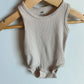 H&M Set of 2 Sleeveless Organic Rib Bodysuits / 4-6m