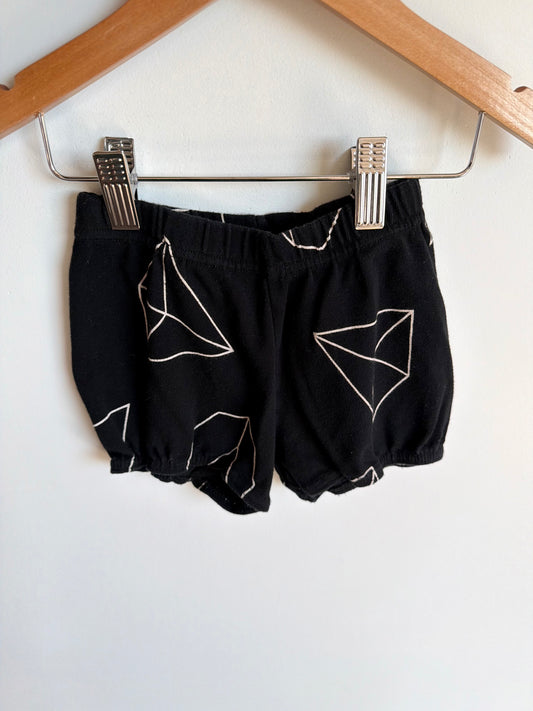 Nununu Geometric Black Bloomers / 12-18m