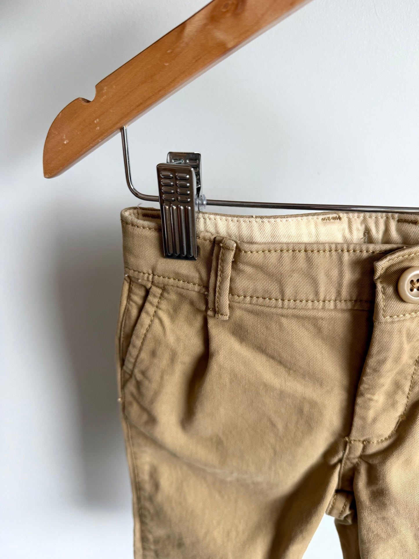 Gap Tan Pants with Adjustable Waist / 6-12m