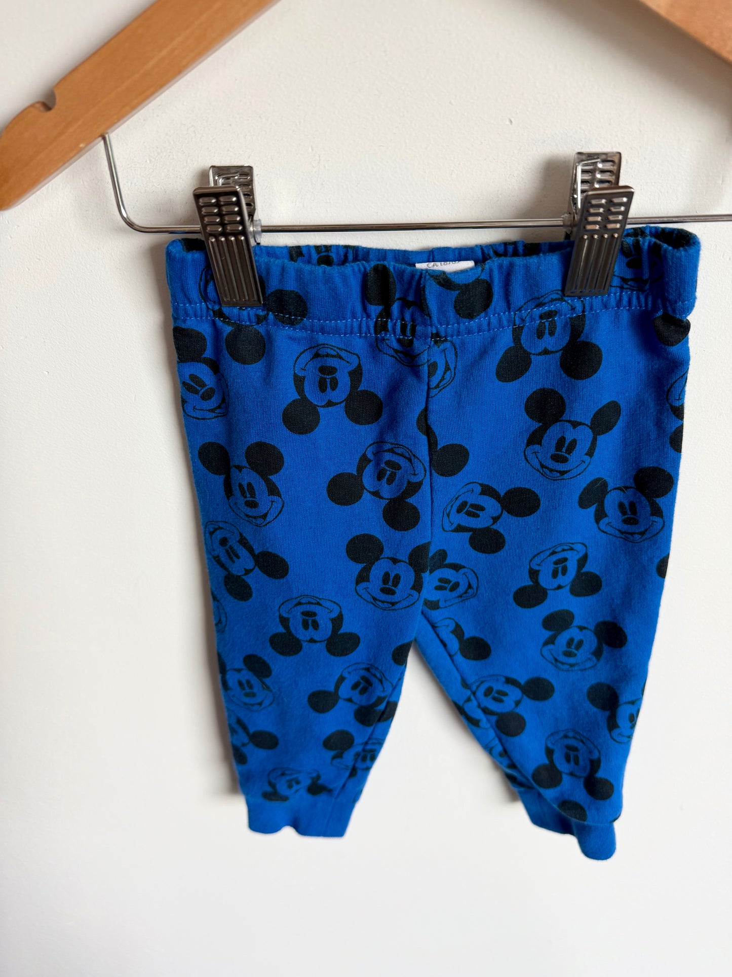 Blue Mickey Pants / 9m