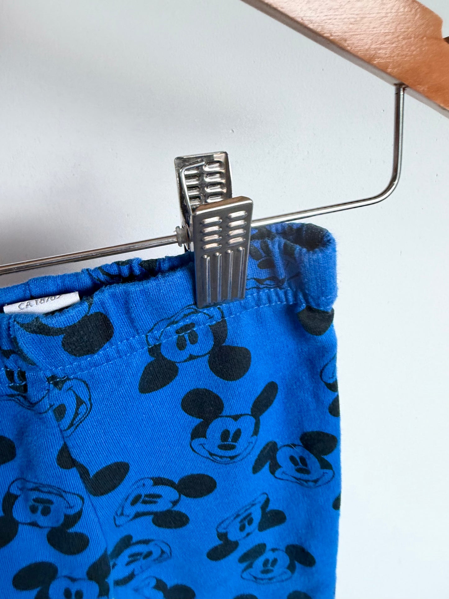Blue Mickey Pants / 9m