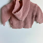 Blush Knit Hoodie / 6m