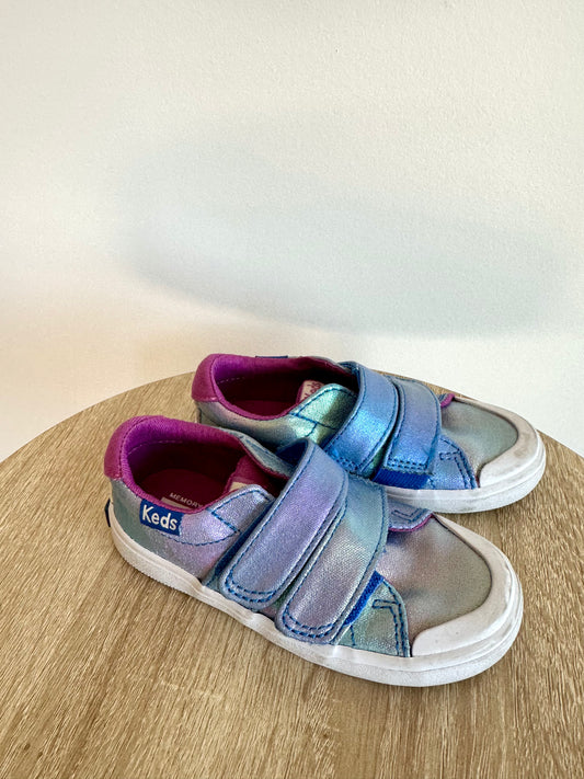 Keds Shiny Ombre Velcro Shoes / Size 7 Toddler