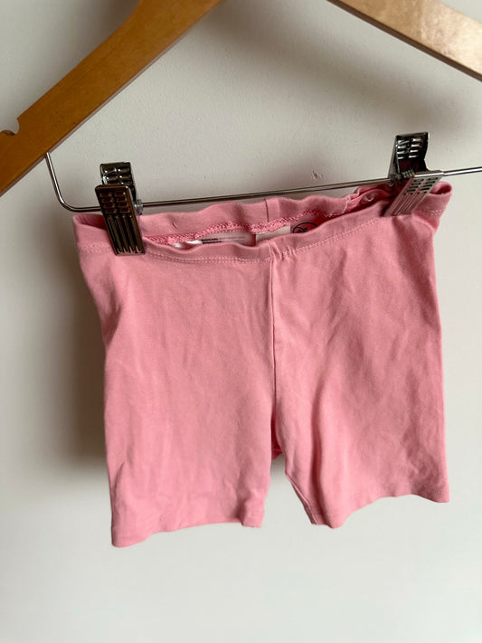H&M Light pink Biker Shorts / 12-18m