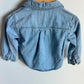 Zara Denim Long Sleeve Top / 12-18m